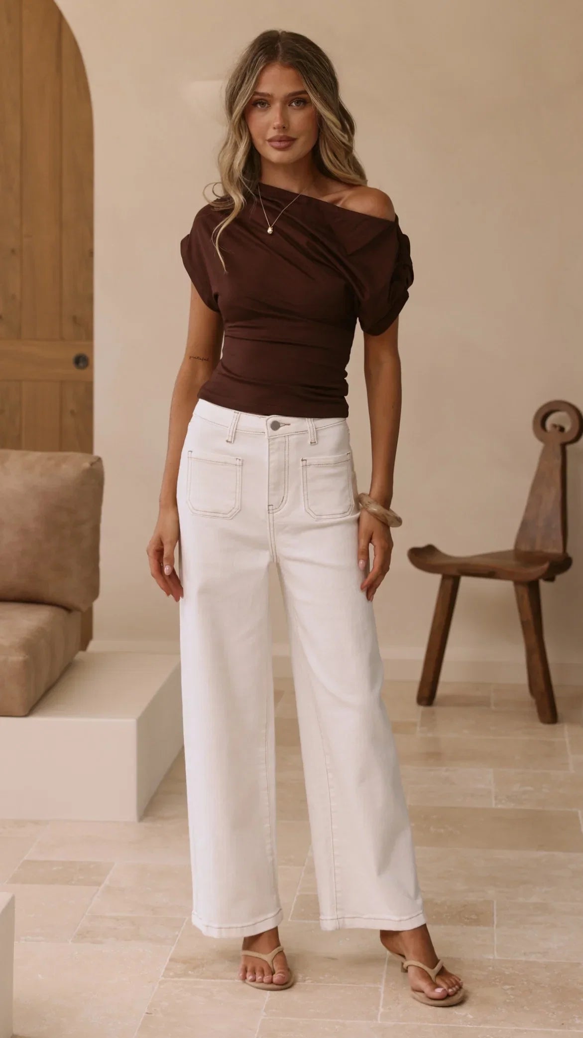 Millie Top Chocolate