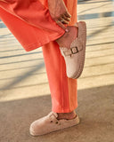 Chic Comfort Stitch Slip On Mules