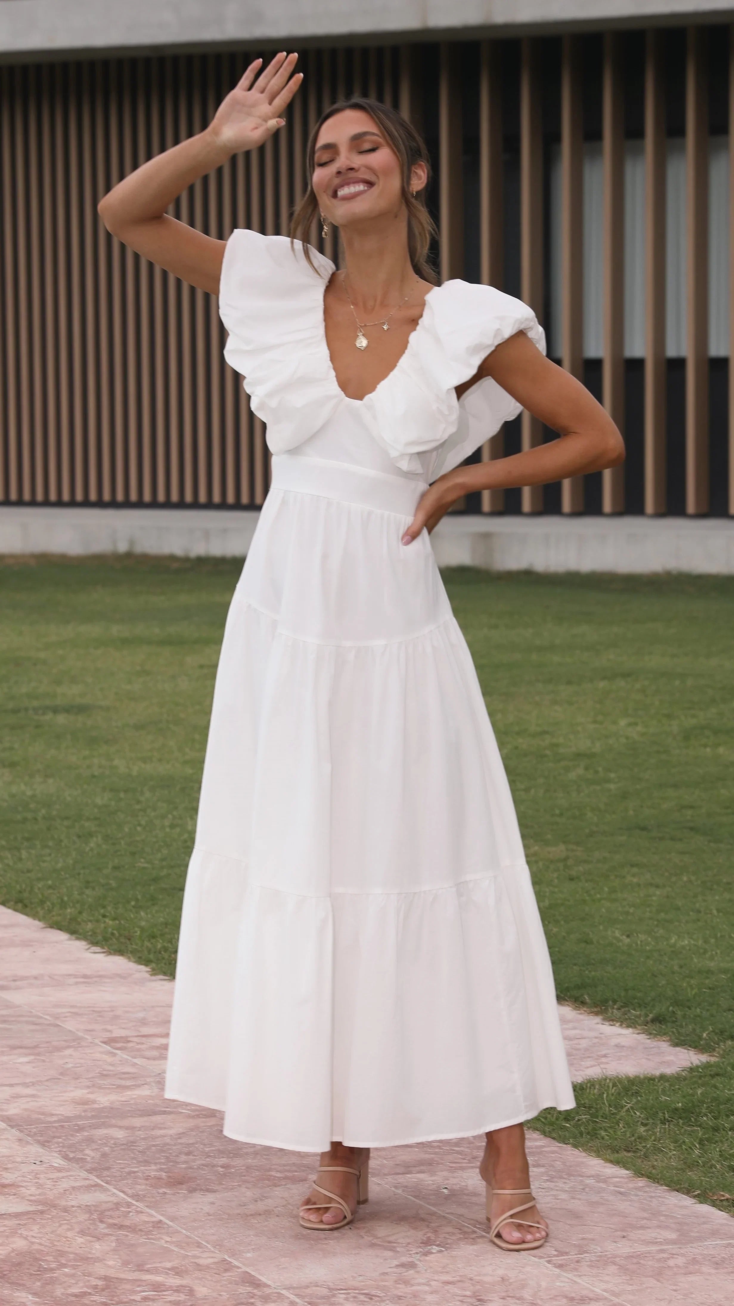 Emma Maxi Dress White