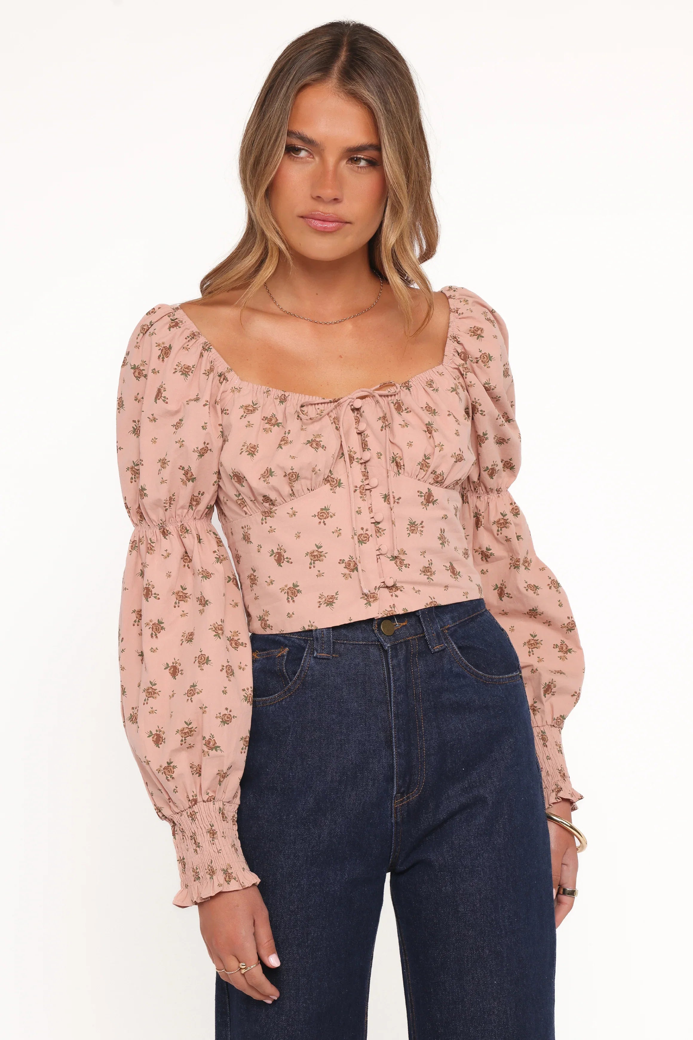 Charlene Top Pink Floral