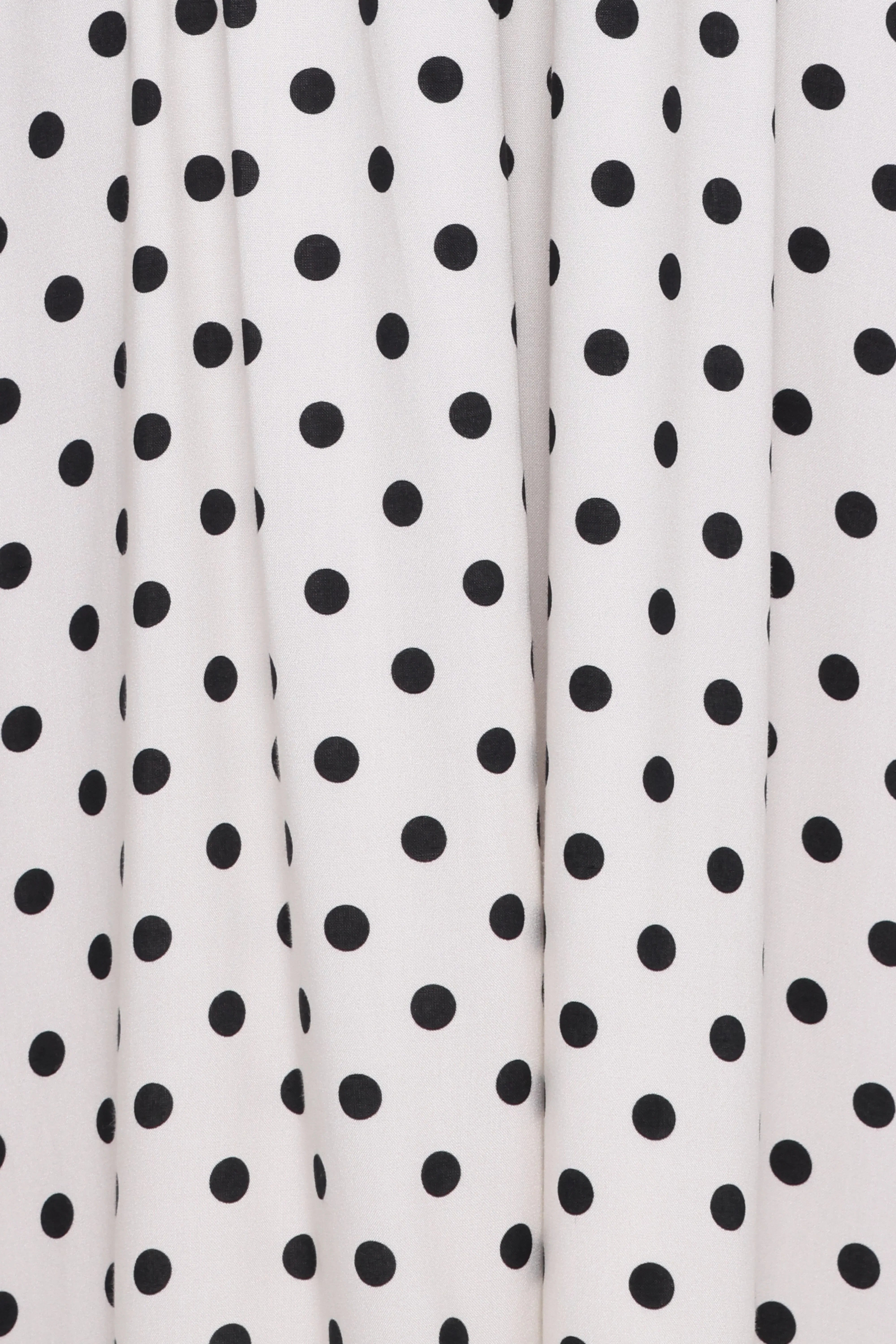 Gemini Halterneck Maxi Dress White Polka Dot