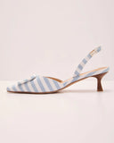 Payten Striped Slingback Heels