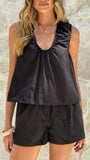 Vika Top Black