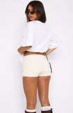 Honeymoon Lace Shorts Cream