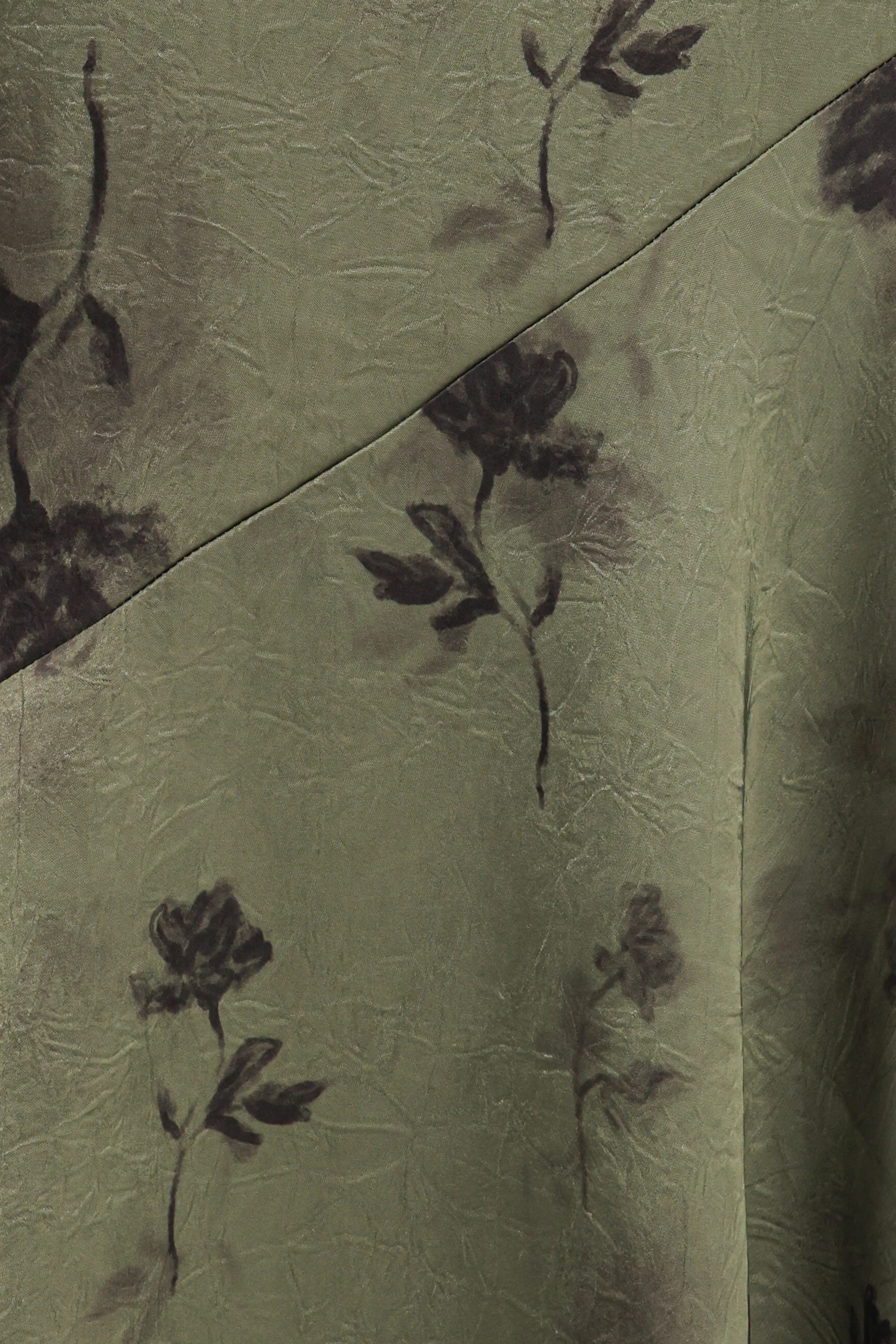 Fia Midi Dress Green Floral