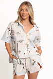 Jaymes Shirt Blue Floral