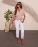 Toyah Stretch Mid Rise Straight Leg Jeans