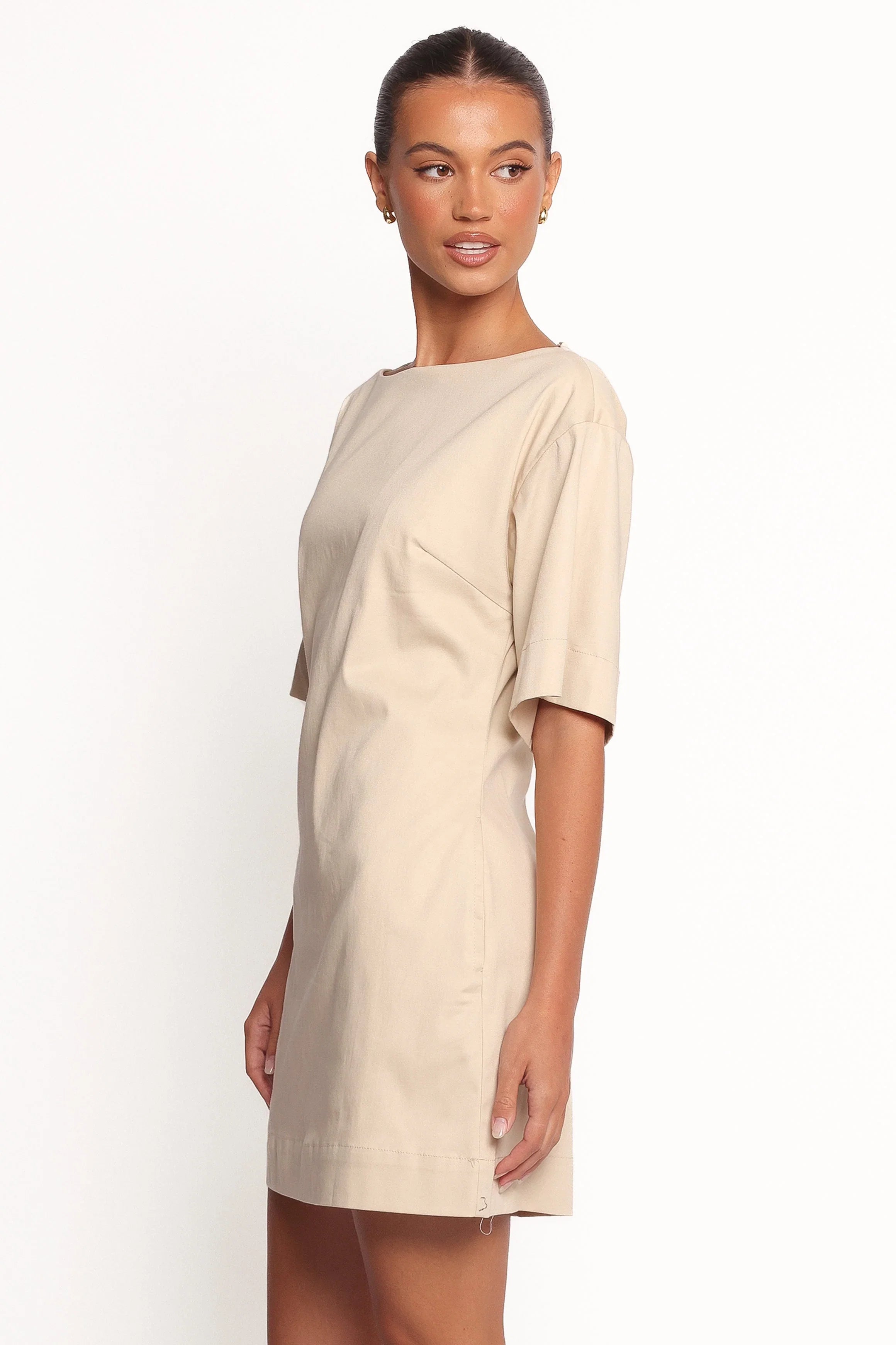 Thorne Mini Dress Beige