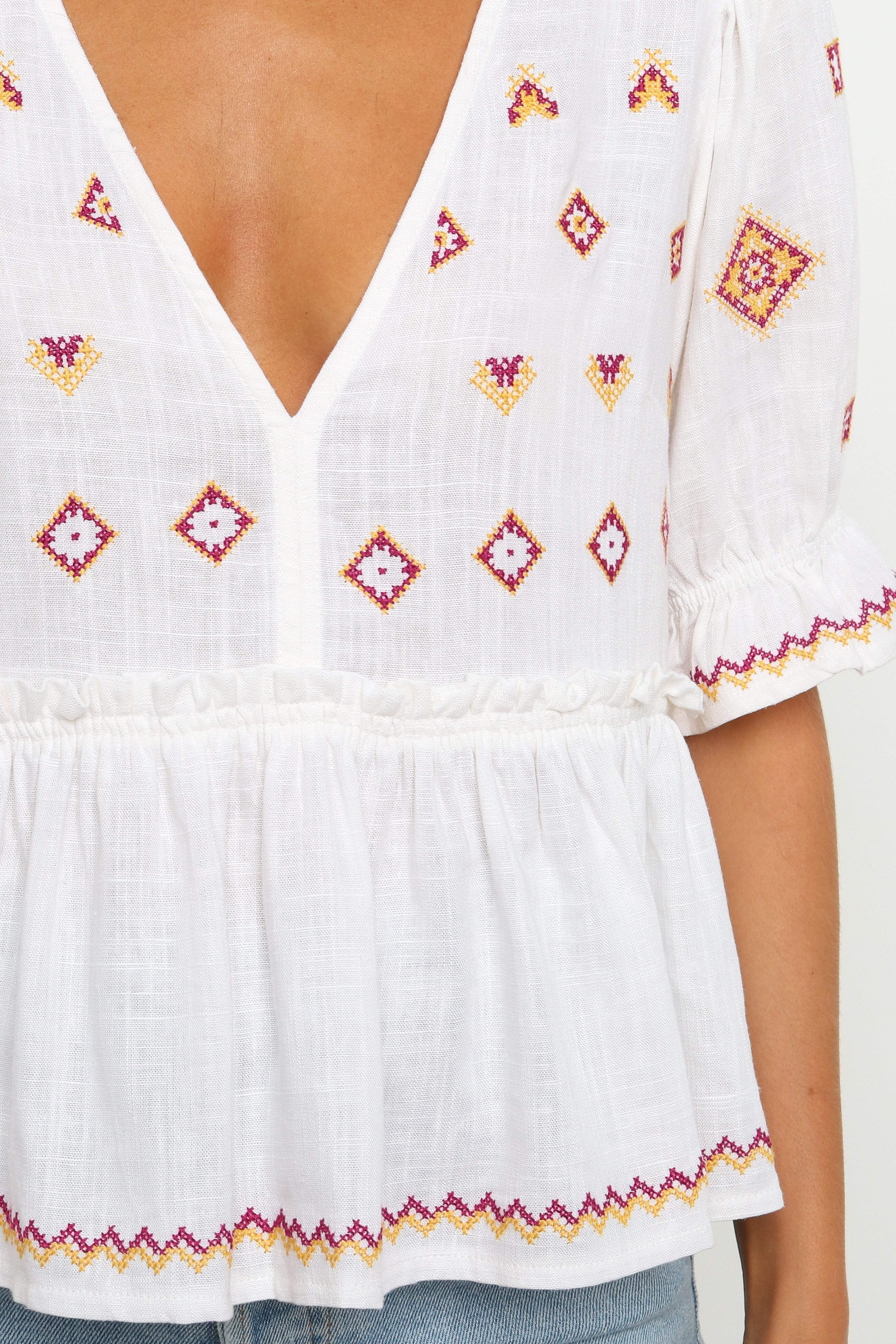 Dawston Top White