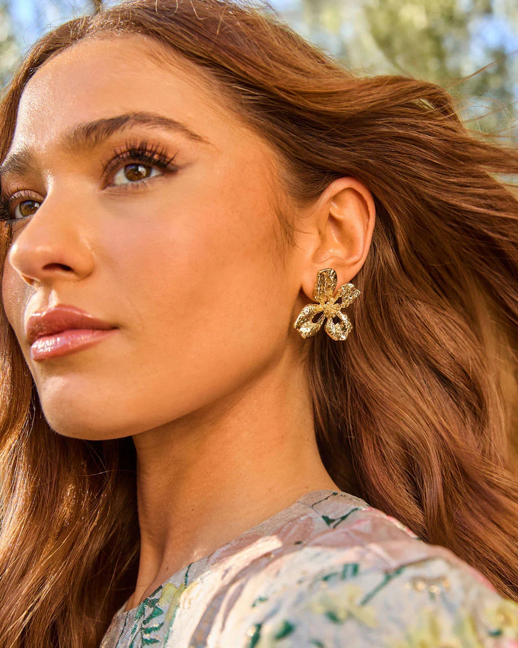 Petal Frequency Floral Stud Earrings