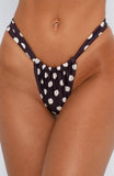 Huskisson Bottoms Choc Cream Polka Dot