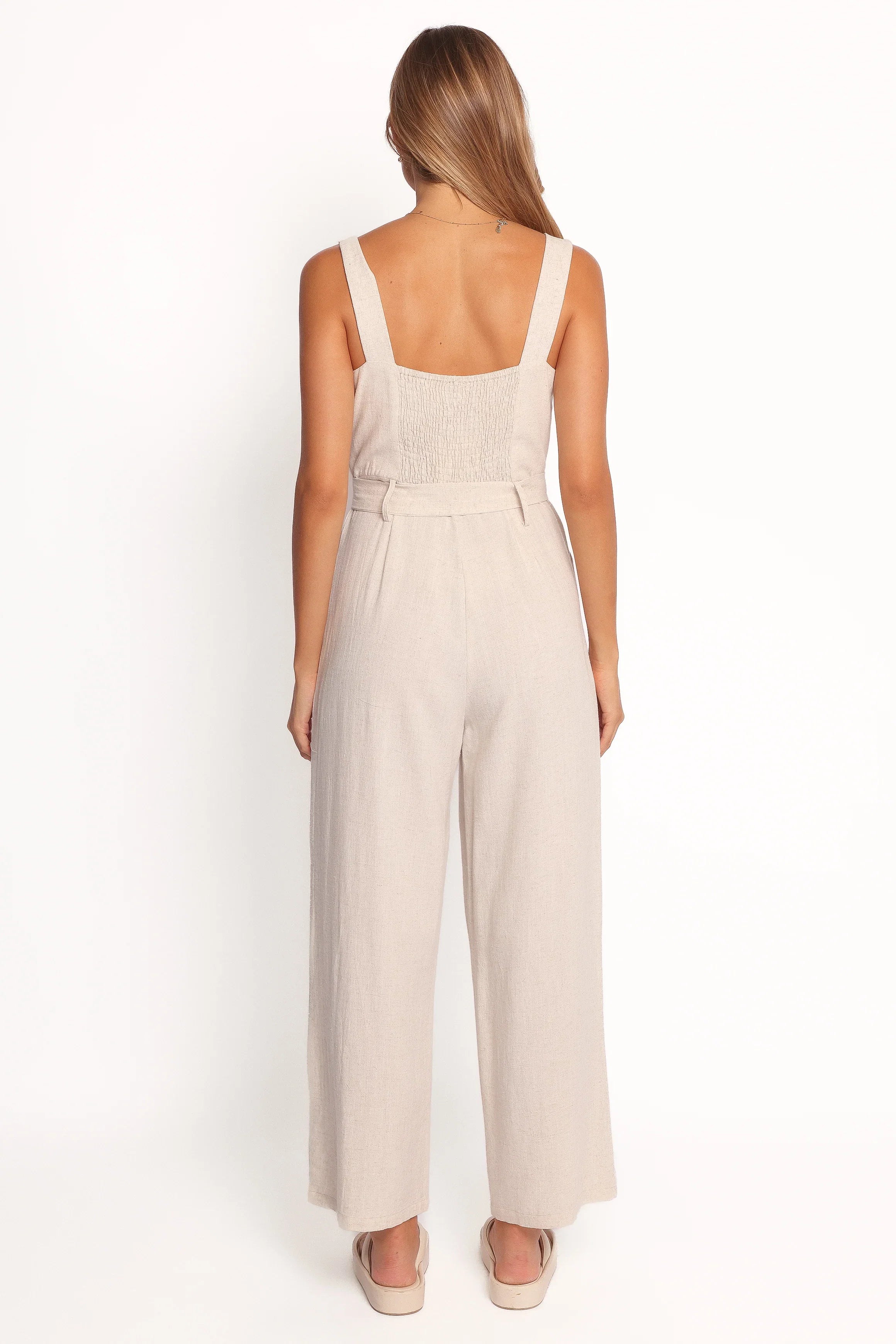 Rachel Jumpsuit Beige