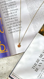 January Birthstone Necklace Garnet