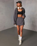 Soft Balance Knit Mini Skort
