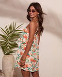 Sun Orchard Novelty Fruit Print Cotton Mini Dress