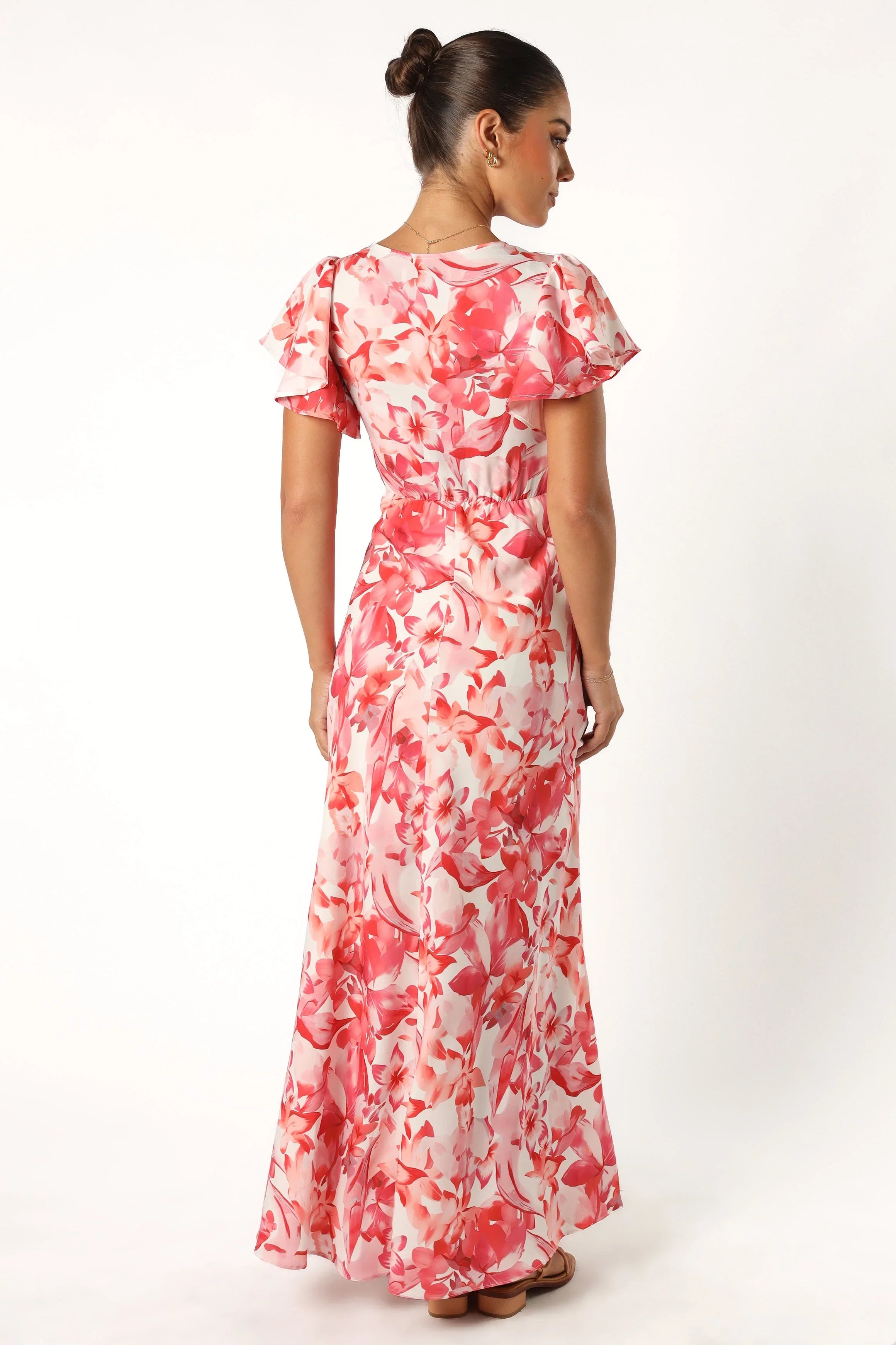 Ramsey Maxi Dress Red Floral