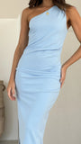 Alaina Midi Dress Baby Blue