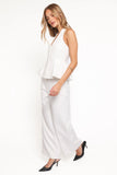 Odelia Halter Vest Pant Set White