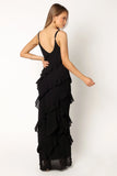 Ciao Ruffles Maxi Dress Black