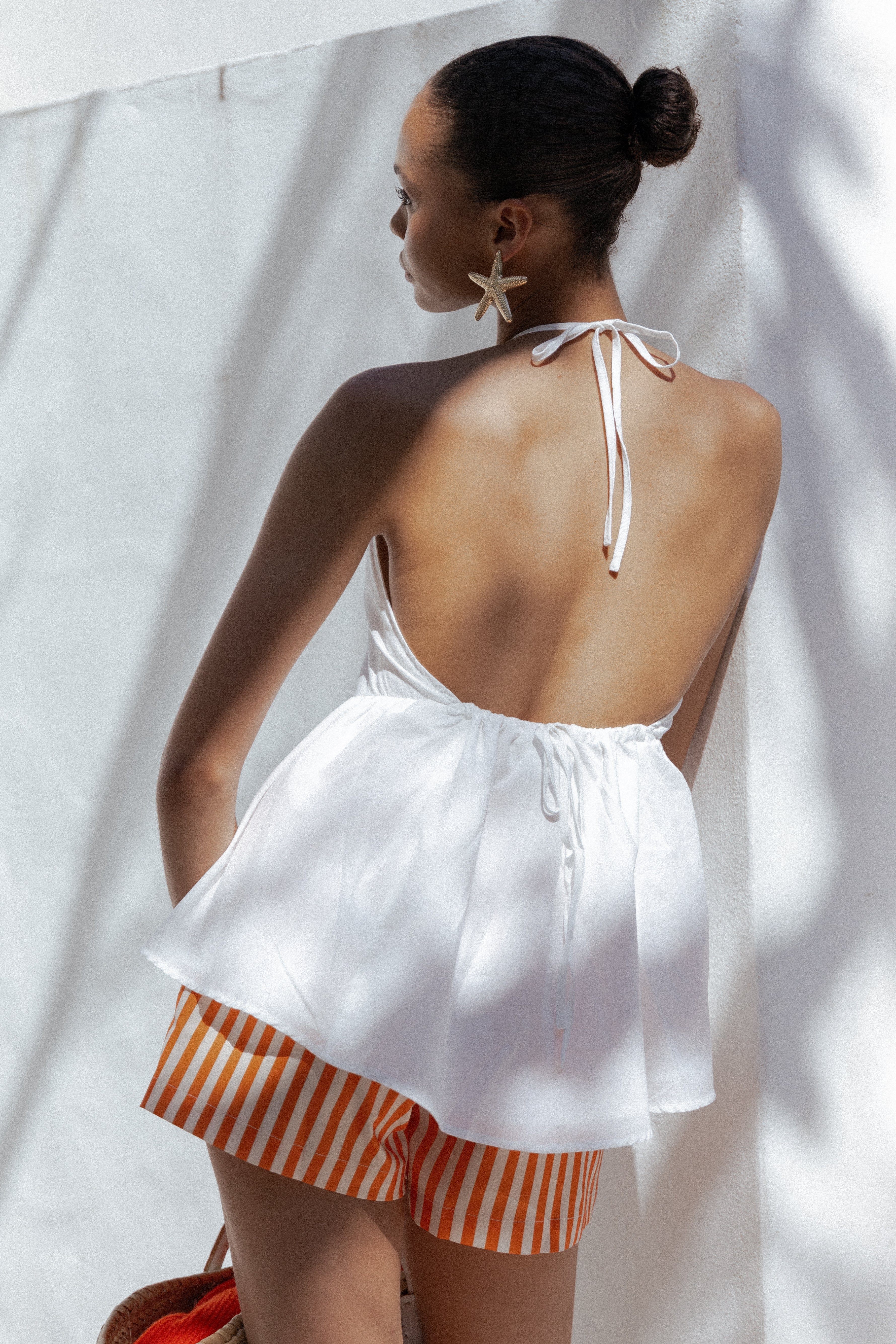 Vanessa Halterneck Top White