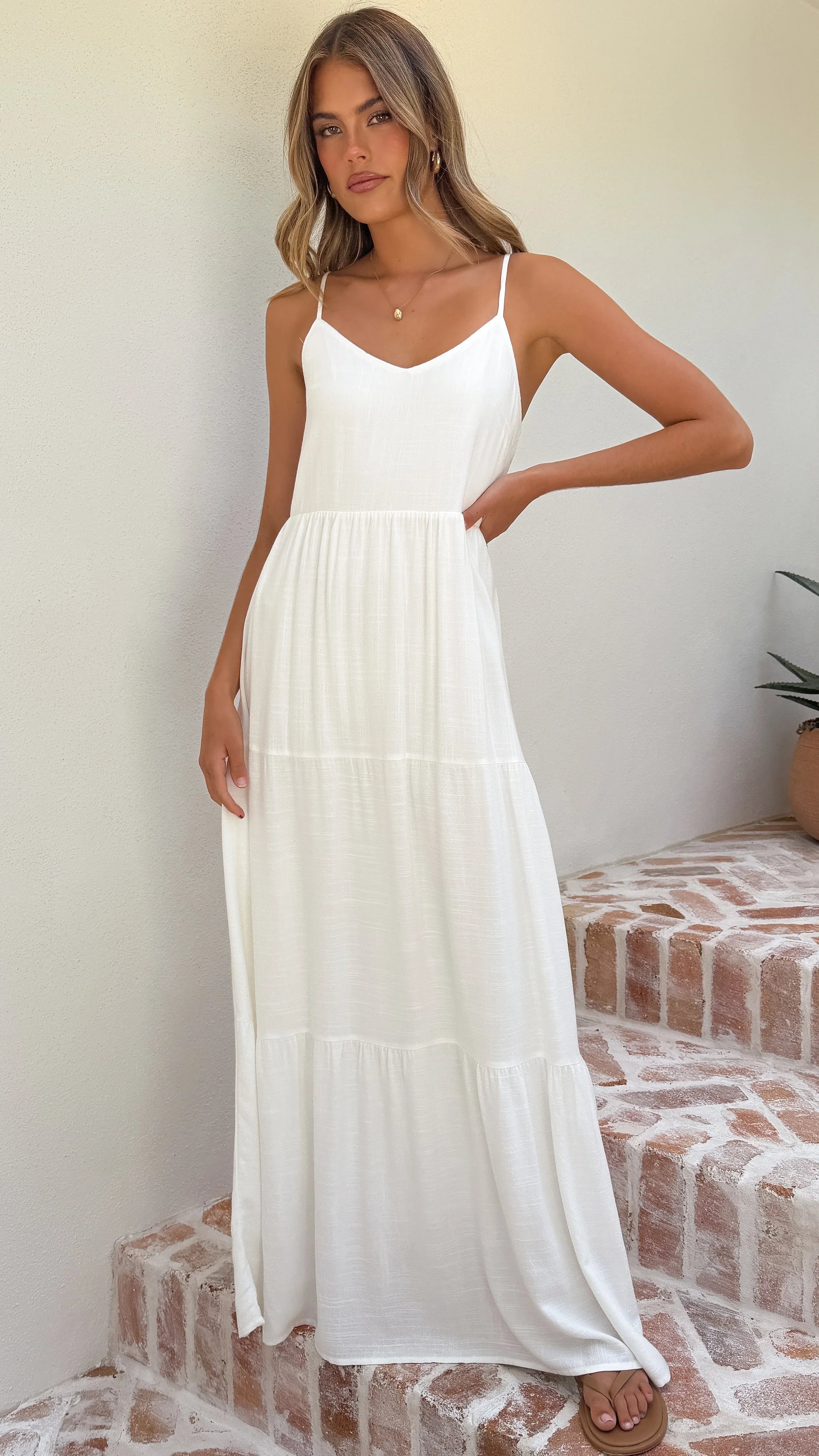 Shelley Maxi Dress White