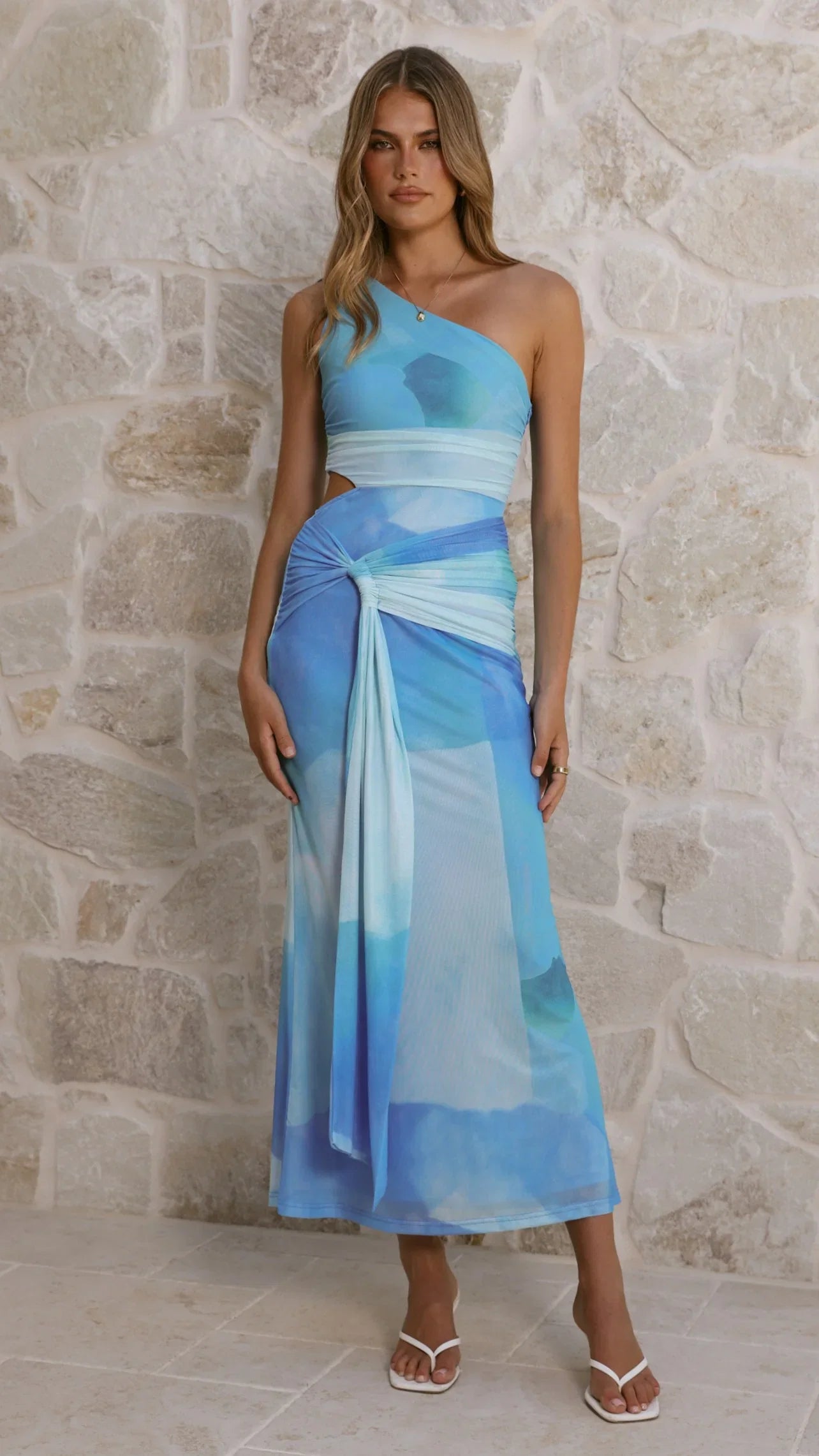 Kourt Maxi Dress Blue