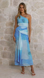 Kourt Maxi Dress Blue