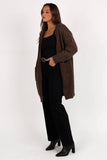 Callan Long Cardigan Brown