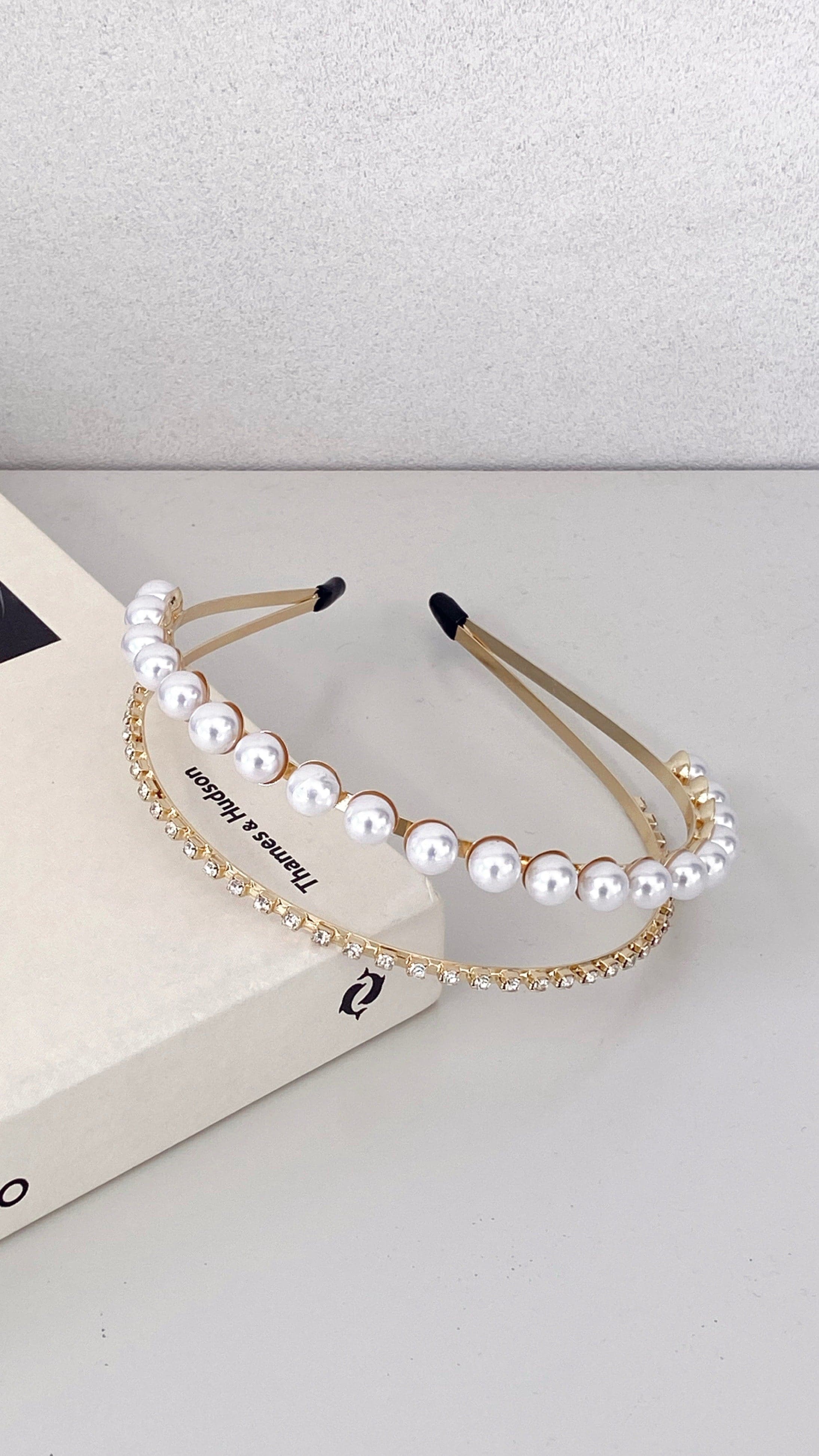 Sinclair Headpiece Gold Pearl