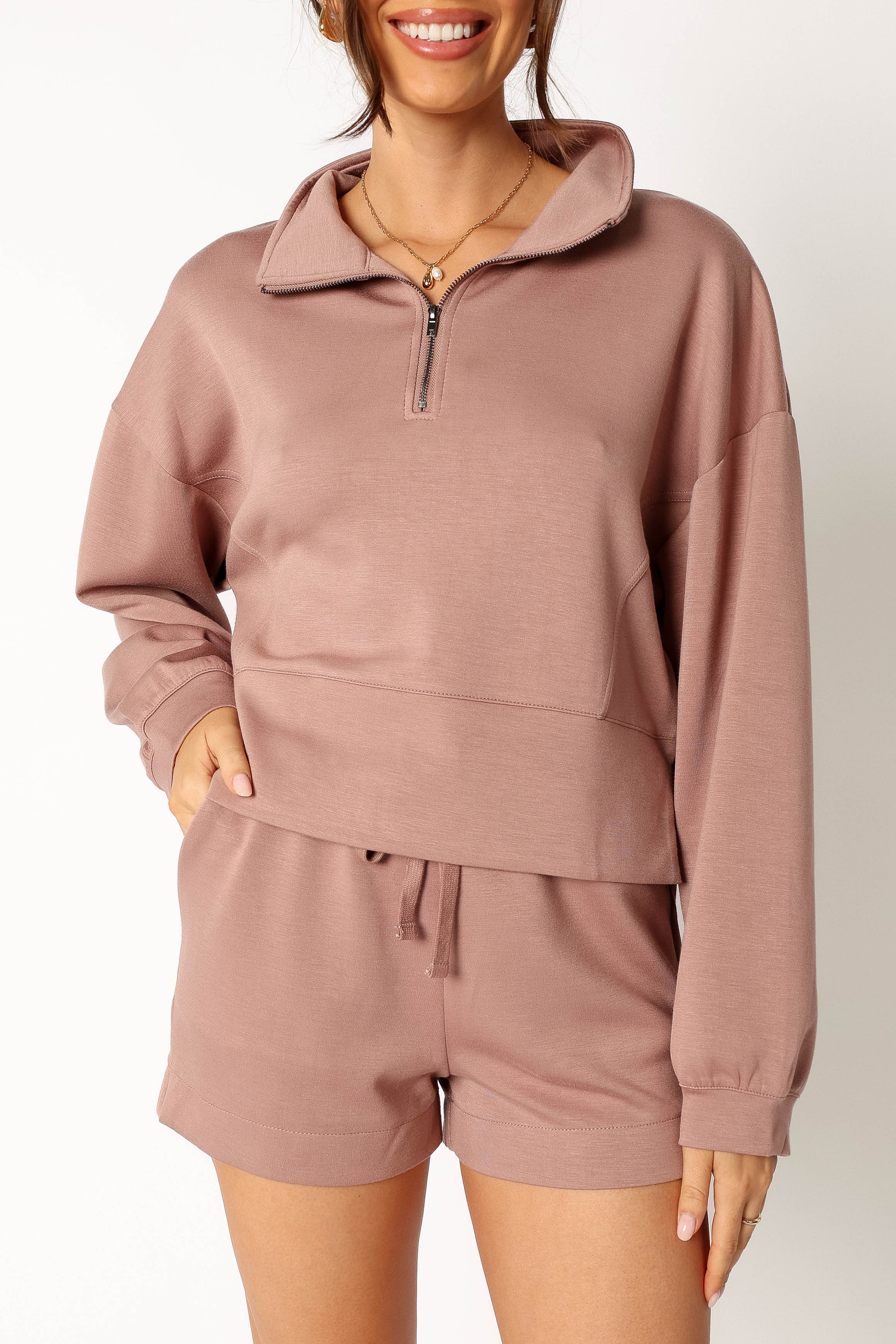 Paula Oversized Sweat Set Mocha