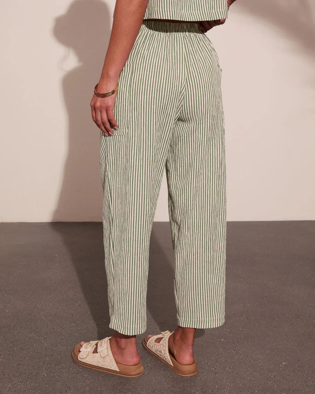 Dockside Days Striped Wide Leg Pants