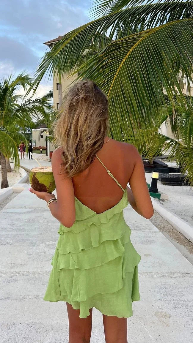 Cassidi Mini Dress Sage