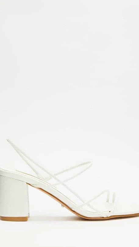 Yachi Heels White