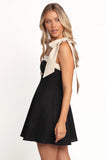Olinda Mini Dress Black Cream