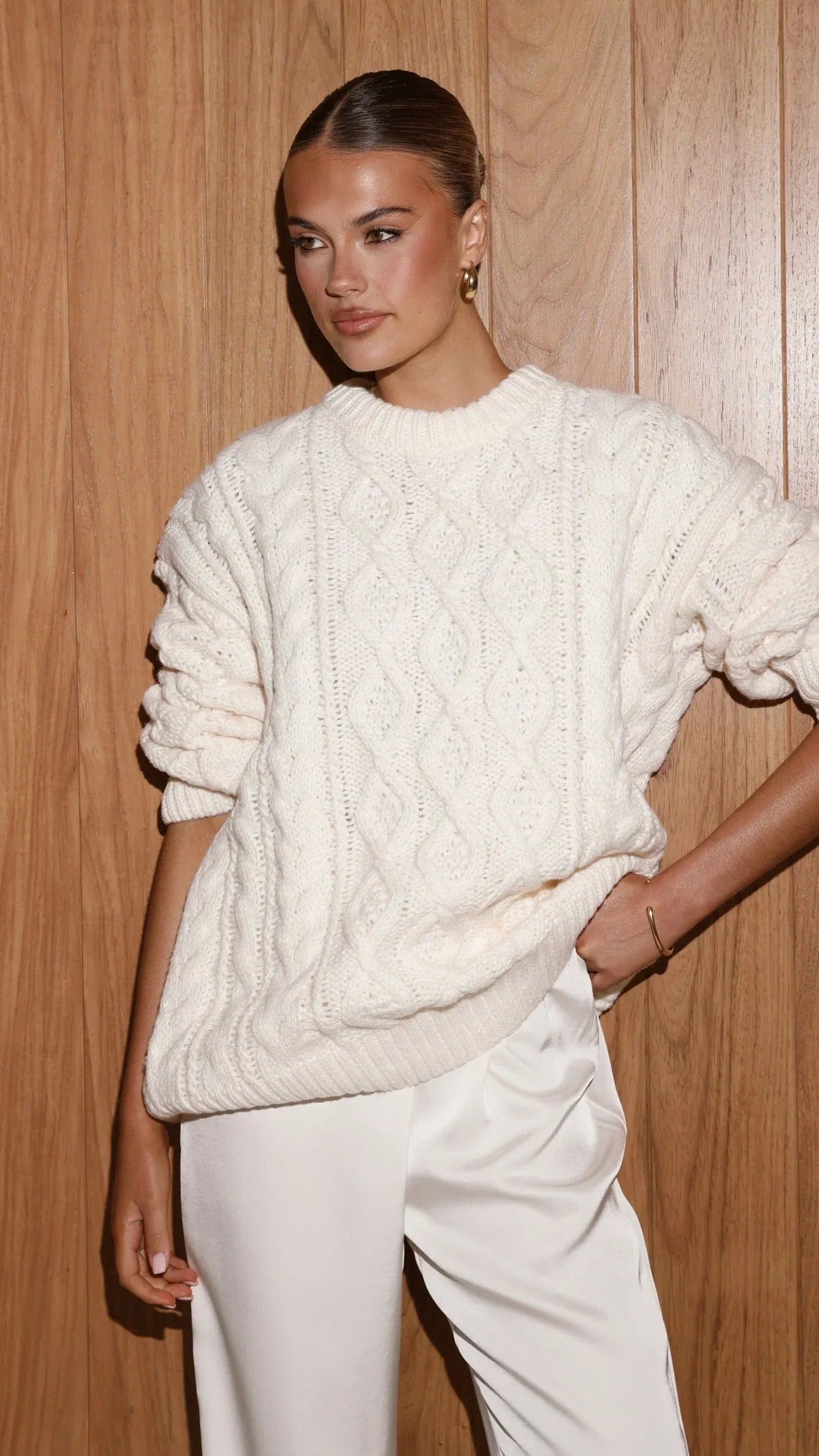 Valentina Knit Sweater Cream