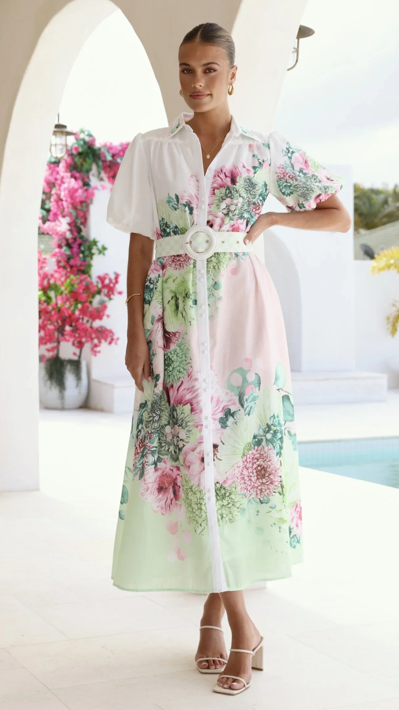 Dusk Maxi Dress Sorbet Symphony