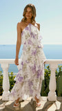 Soho Maxi Dress Lilac Floral