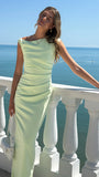 Lilah Maxi Dress Lime