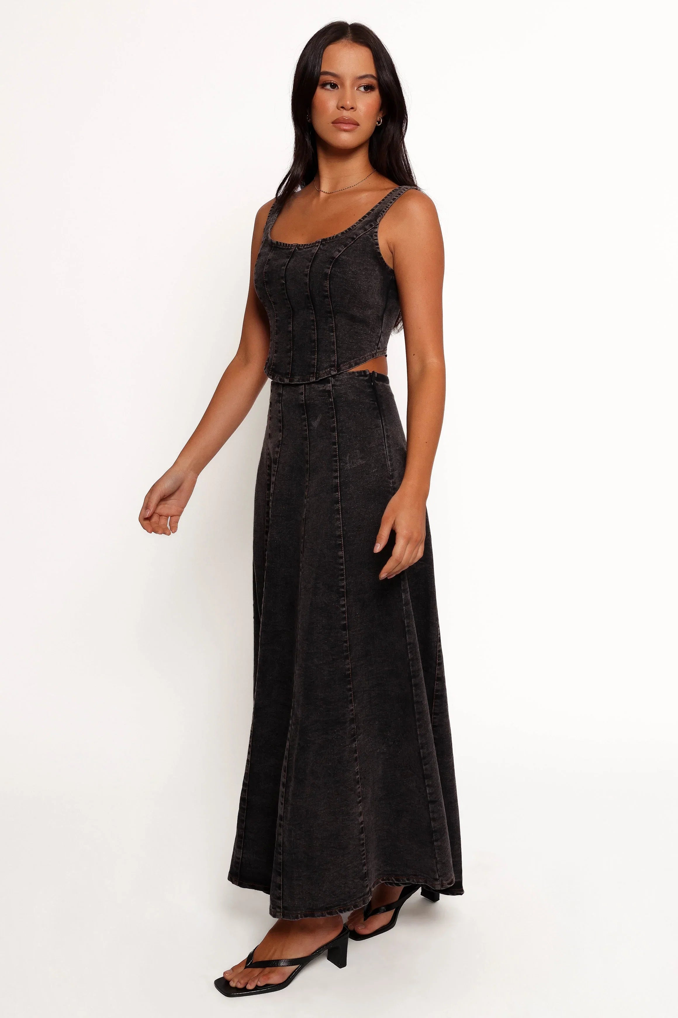 Mara Midi Skirt Black