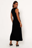 Carson Knit Midi Skirt Black