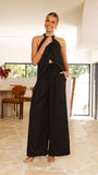 Melinda High Waist Pants Black