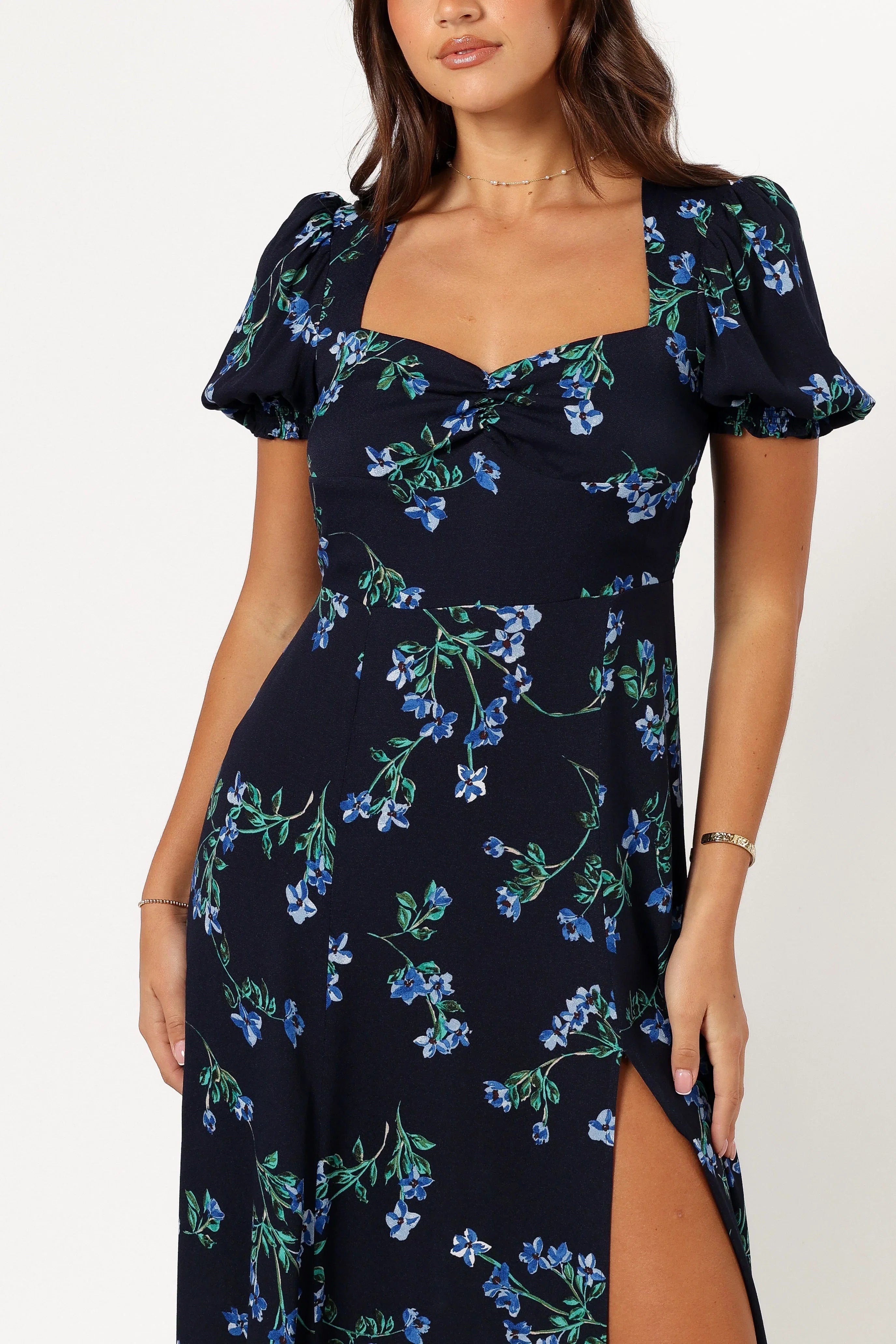 Hendrix Midi Dress Midnight Blues