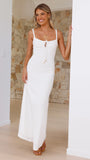 Evelyn Maxi Dress White