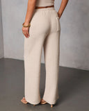 Home Base Wide Leg Knit Drawstring Pants