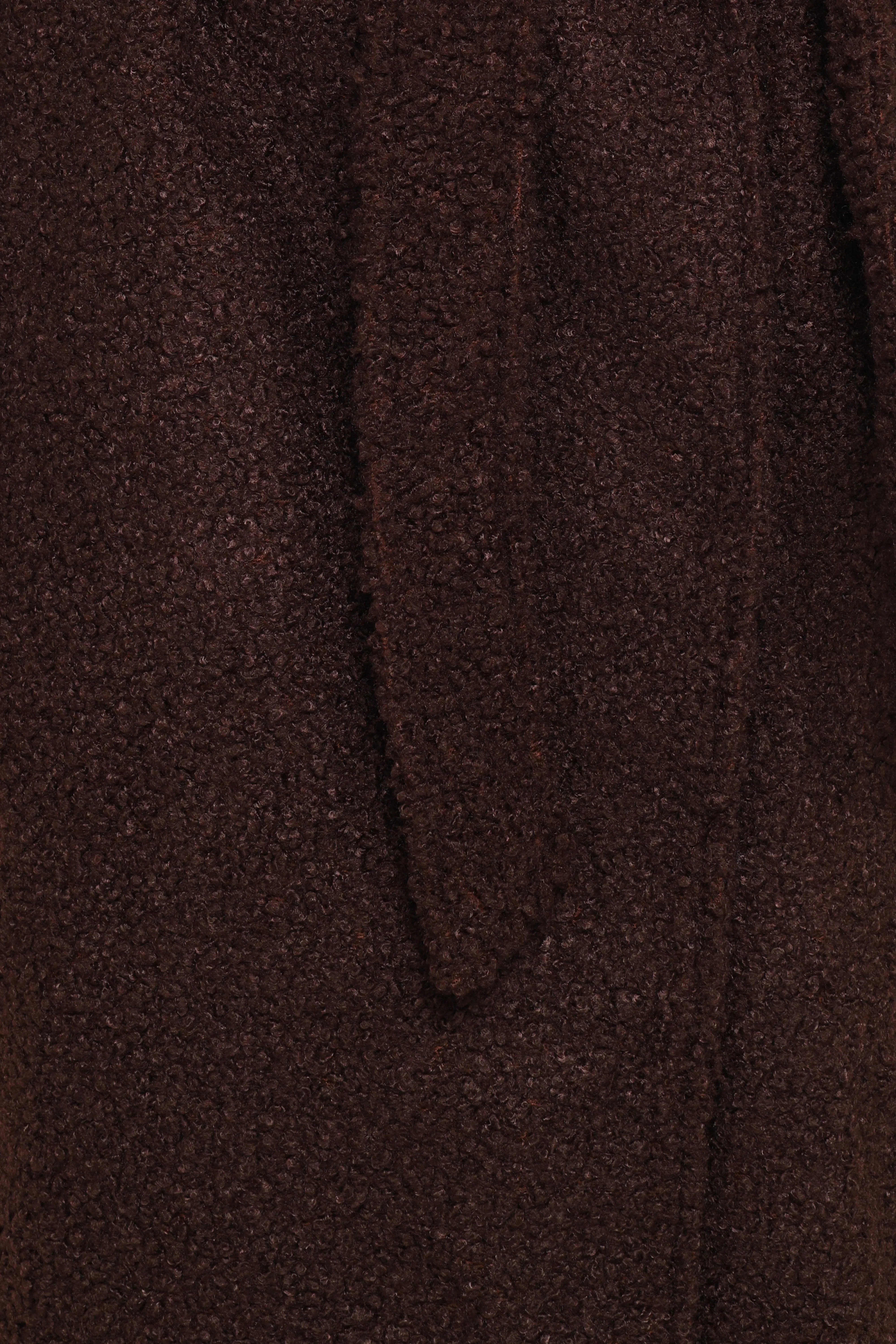 Goodie Shearling Coat Chocolate