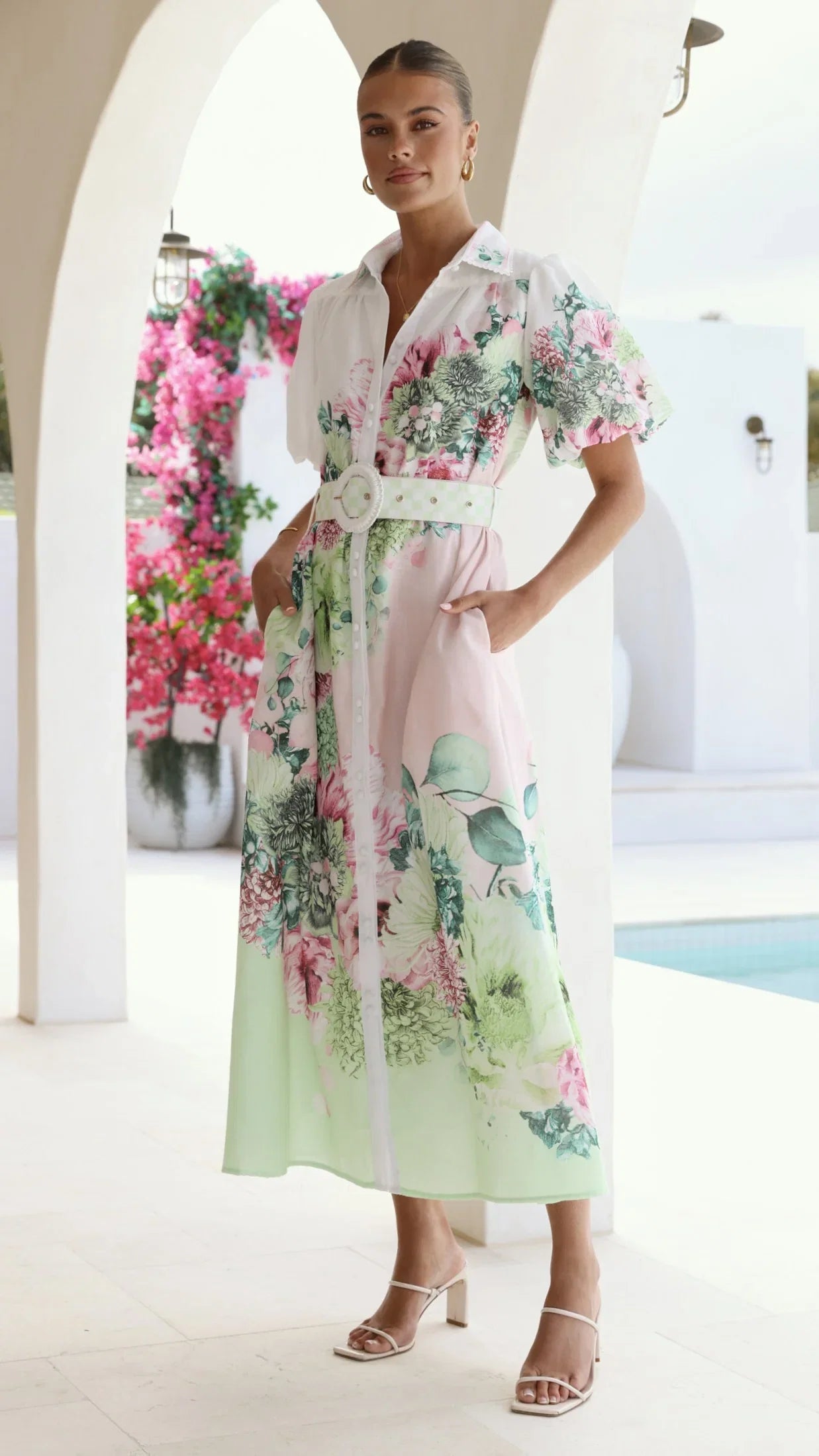 Dusk Maxi Dress Sorbet Symphony