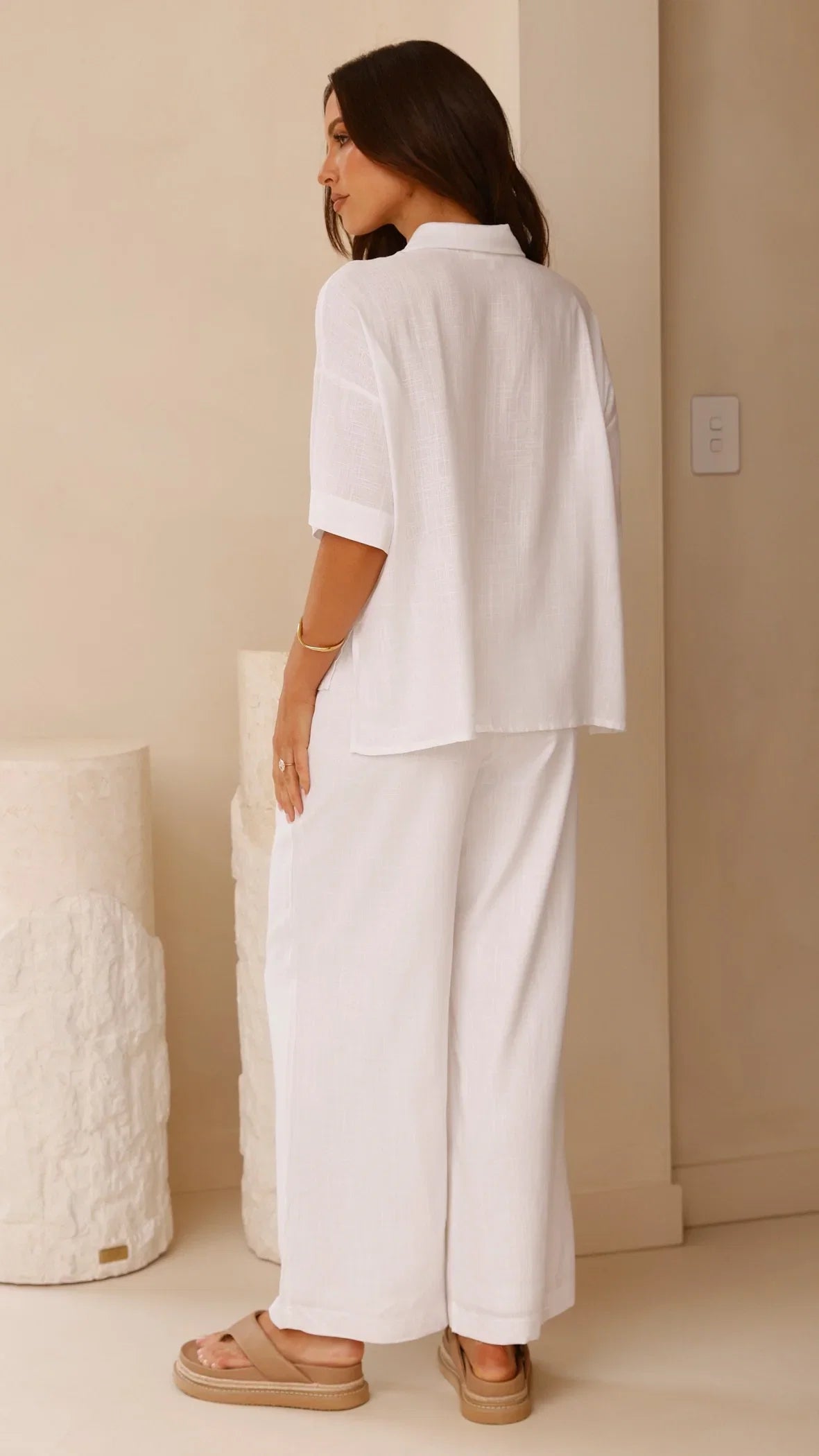 Louise Top White