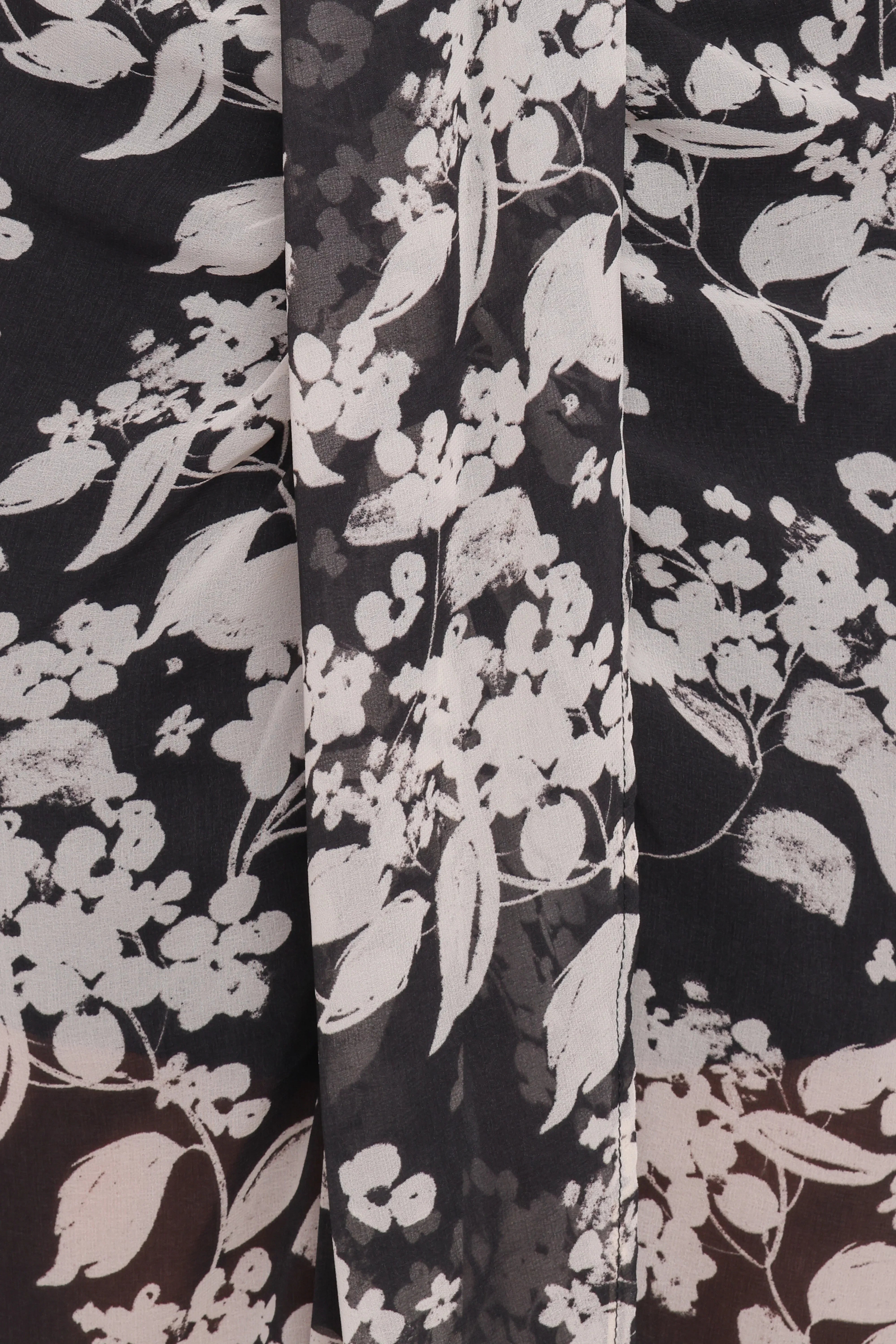 Audrina Maxi Dress Black Floral