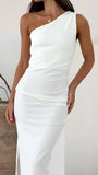 Alaina Midi Dress White