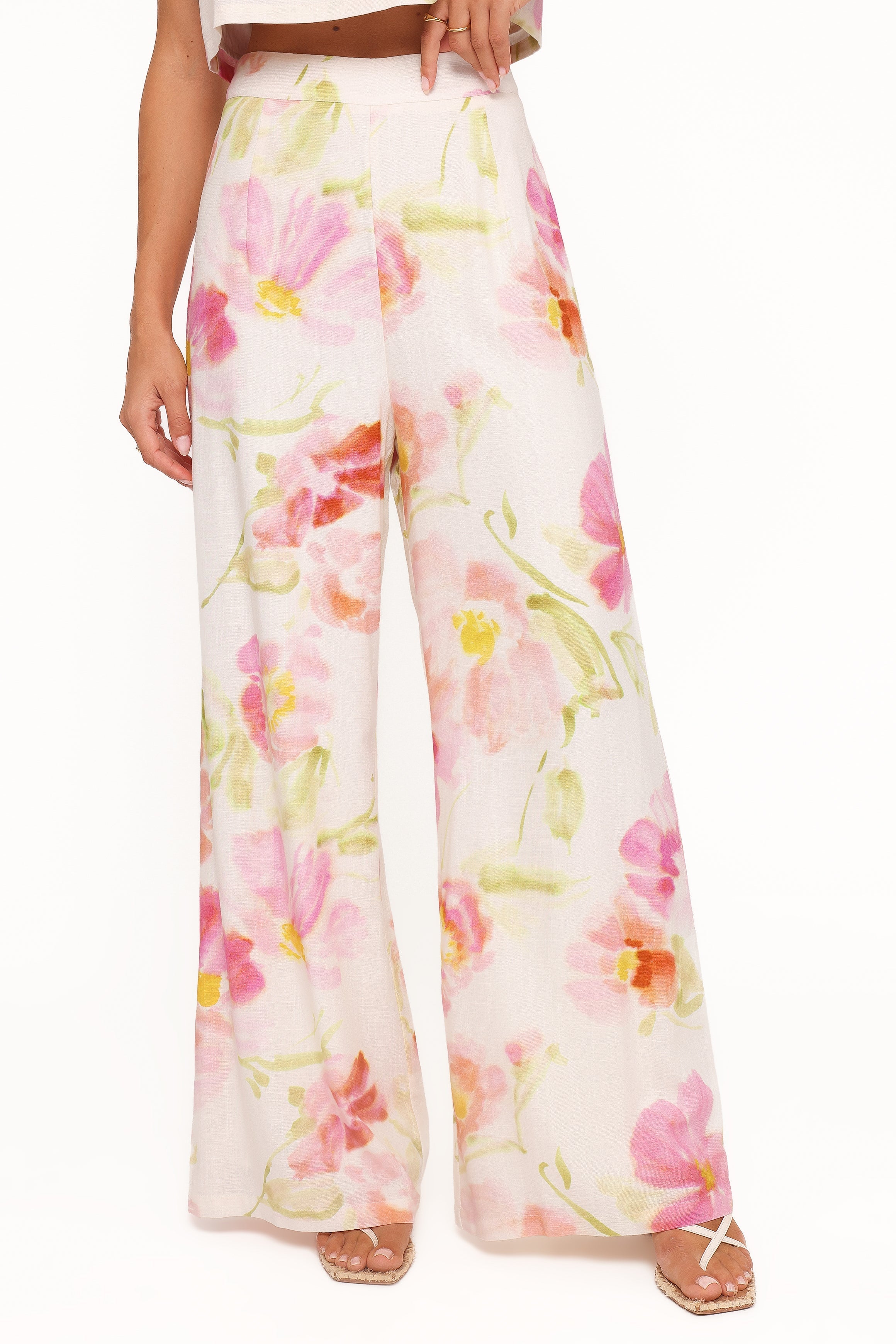 Devlin Pant Pink Garden Floral